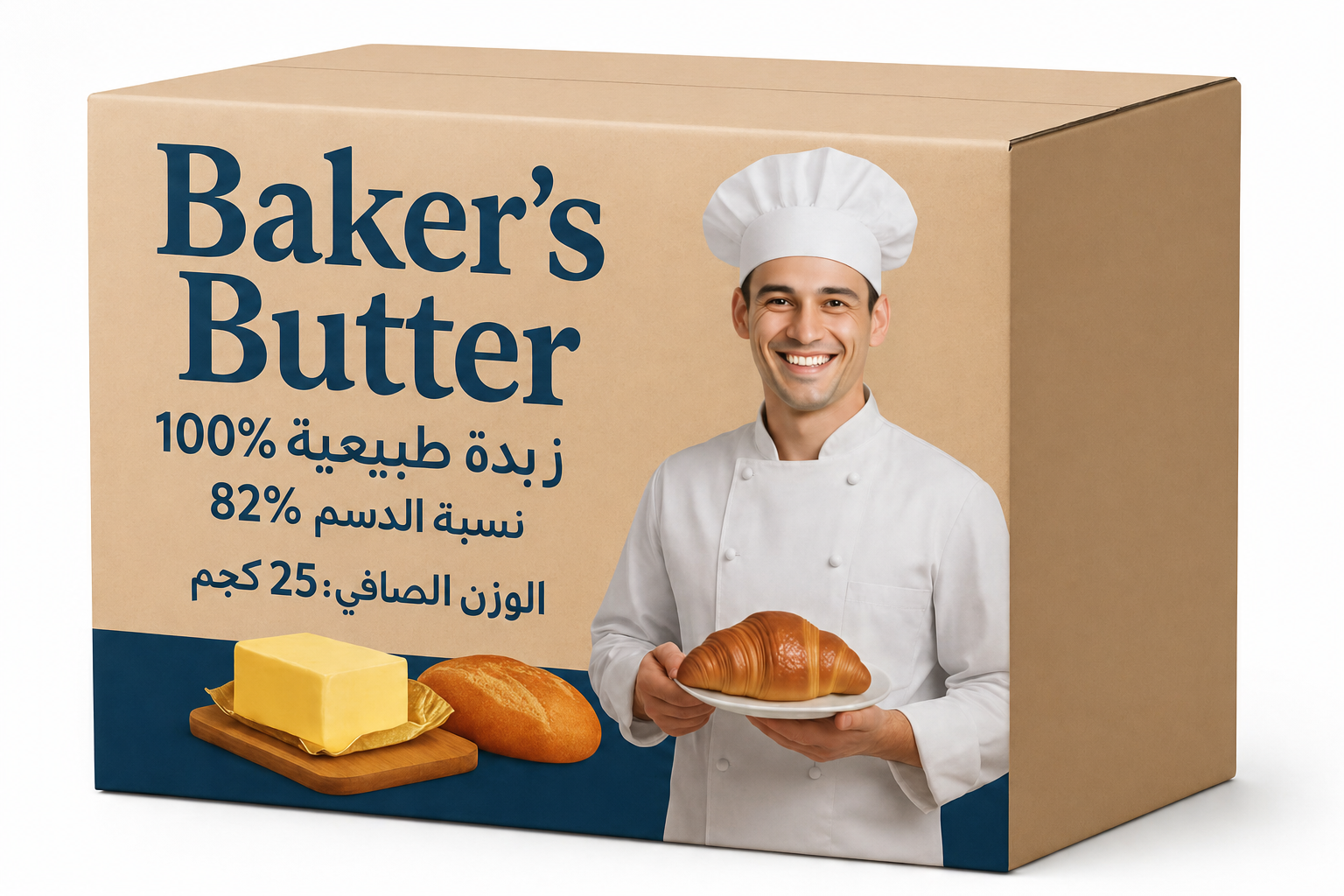 زبدة طبيعي وزن 25 كيلو